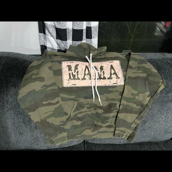 MAMA camo hoodie size small - Picture 1 of 1